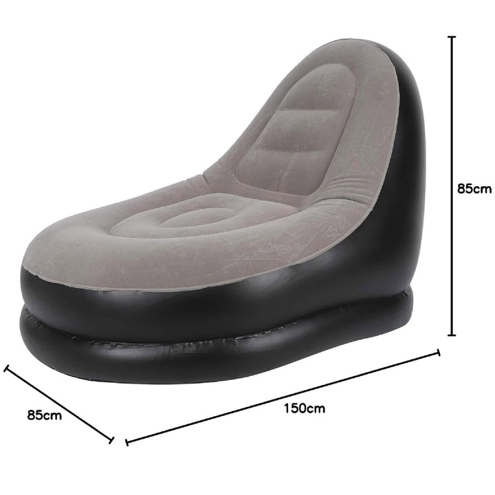 Sillon Sofa Inflable Con Reposa Pies