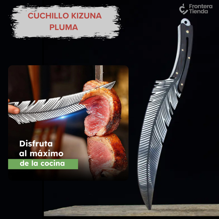 🎁 Un Regalo Perfecto para los Amantes de la Cocina: Lleva el Cuchillo Kizuna Pluma y recibe GRATIS un soporte para cortes precisos y seguros. ¡Solo por tiempo limitado! 🕒