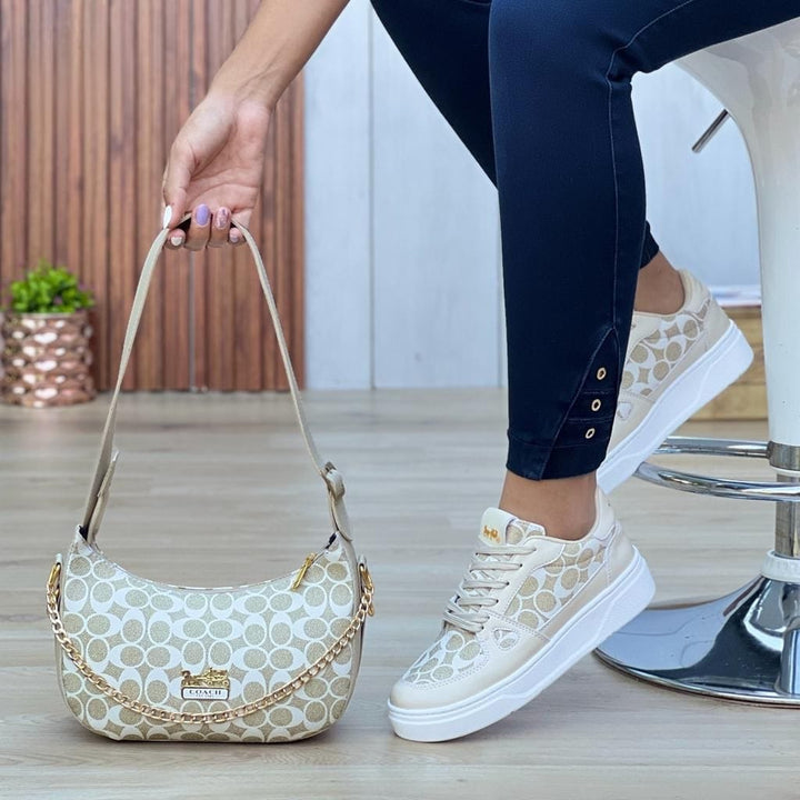 ¡Comodidad y Elegancia en Cada Paso – El Combo Que Toda Mujer Desea! 👟👜