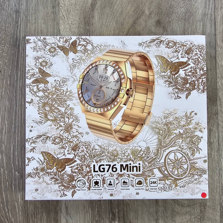 Elegancia y Alto Rendimiento en tu Muñeca – ¡Smartwatch LG76 + 2 pulseras de regalo!