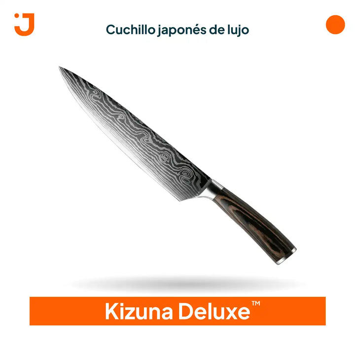 Experimenta la Perfección en tus Manos con Kizuna Deluxe™ - ¡El Cuchillo que Transforma Cualquier Receta!