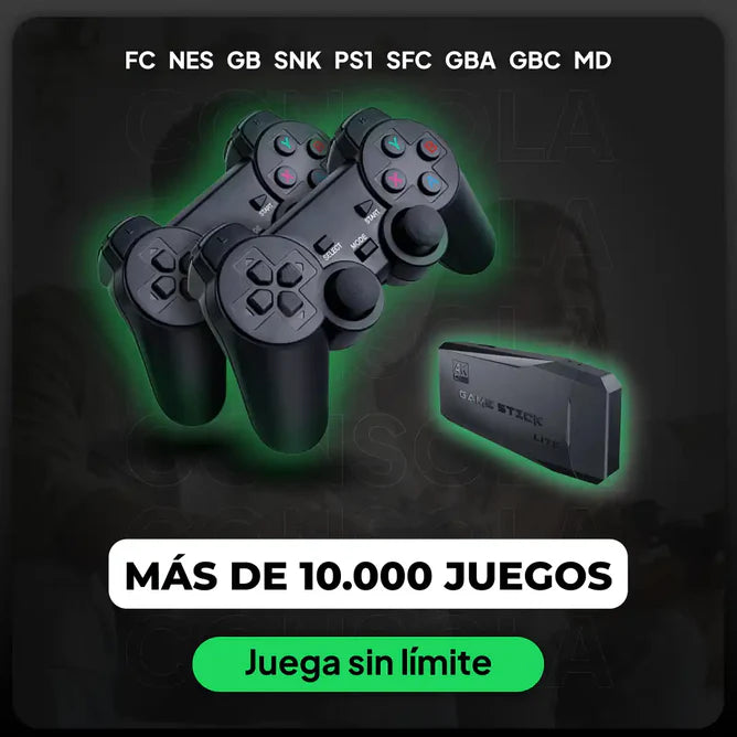 Revive la Magia de los Clásicos con Facilidad – ¡Conéctalo y Juega en Cualquier Pantalla!