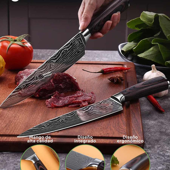 Experimenta la Perfección en tus Manos con Kizuna Deluxe™ - ¡El Cuchillo que Transforma Cualquier Receta!